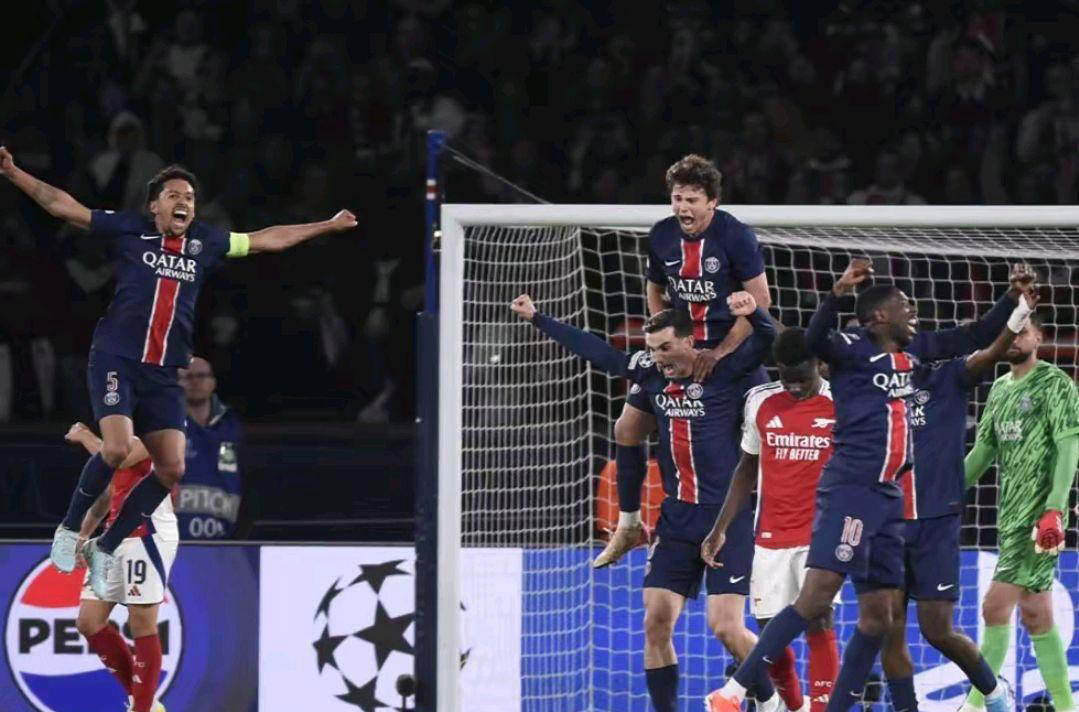 巴黎圣日耳曼大比分击败对手，继续领跑