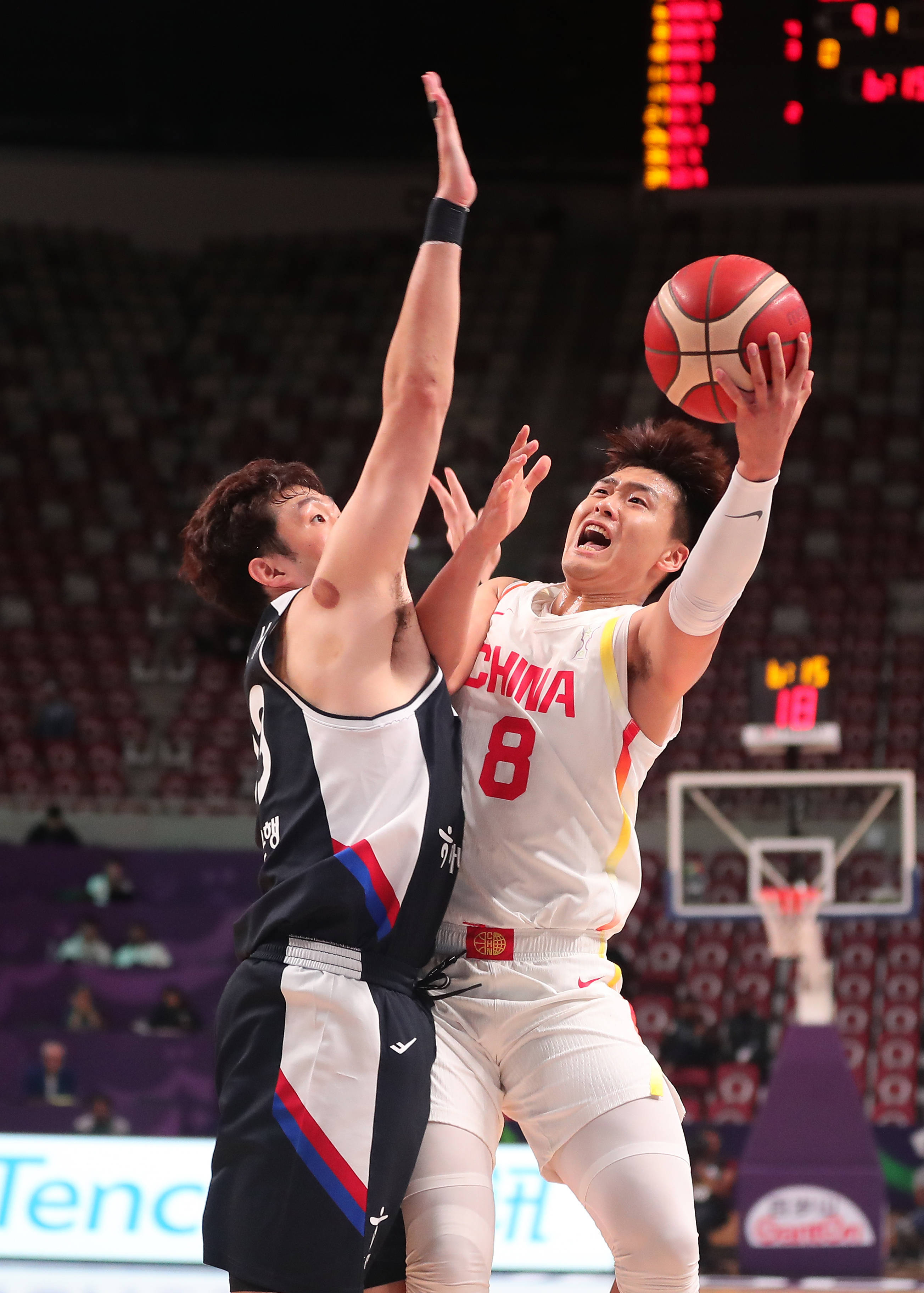 中国篮球队在世界杯上签下新一轮比赛